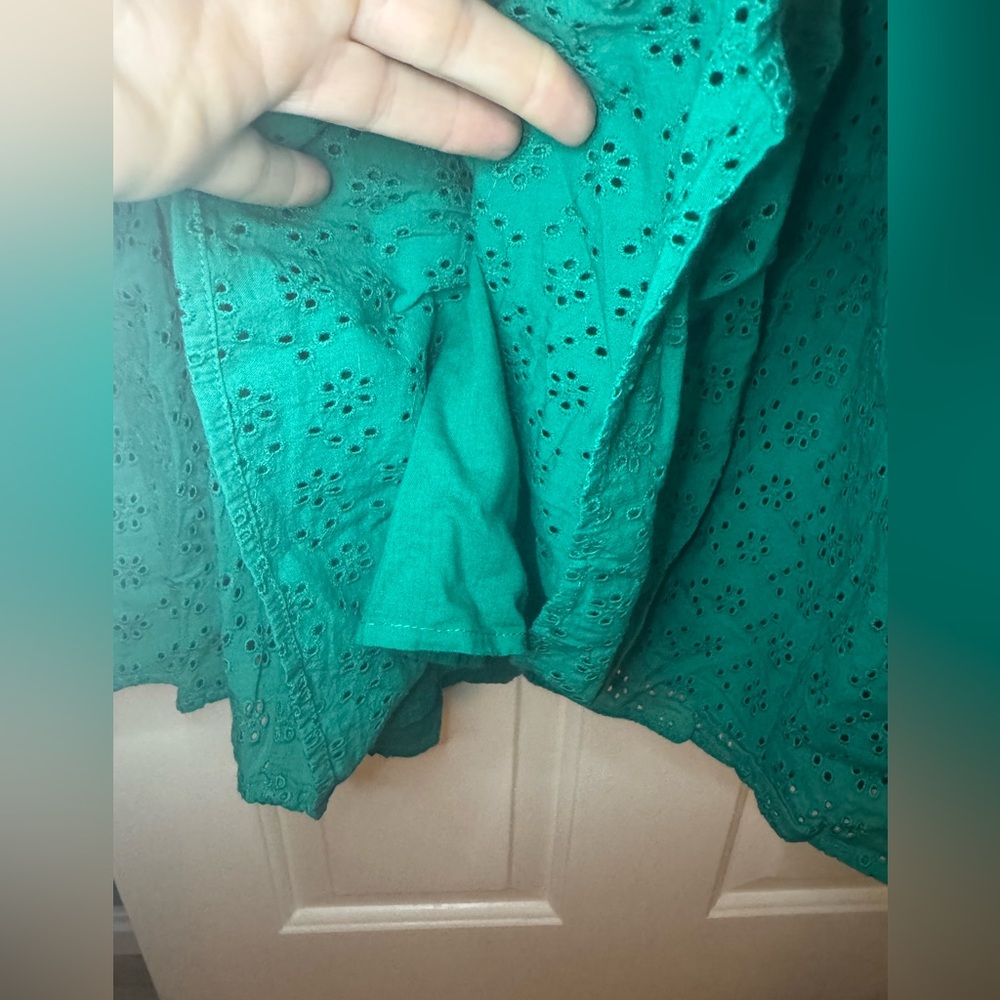 NWT The Drop Tulsi ruffle sleeve eyelet maxi dress. - Picture 12 of 15